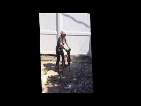 Girl Jack Hammer Long Beach NY