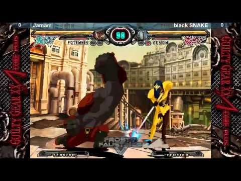 FFV GGXX:AC+ Losers' Semis - Jamarr (Potemkin) vs. black SNAKE (Venom)