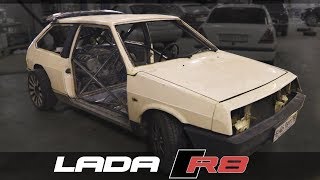 Установка в ВАЗ-2108 мотора от AUDI A8 // LADA R8