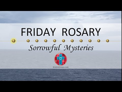 Friday Rosary • Sorrowful Mysteries of the Rosary 💜 June 28, 2024 VIRTUAL ROSARY - MEDITATION