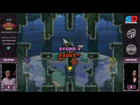 Indie Olympics 2016: Towerfall - Dabe vs purple - Pools