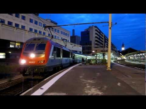 Euronight 221,Thello, Paris - Venezia tracté par une BB36000 à Paris Lyon