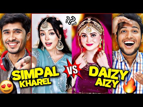Simpal Kharel Vs Dizy Aizy Instagram Trending Reels Reaction😍🔥#simpalkharel #dizyaizy V2funreacts2.0