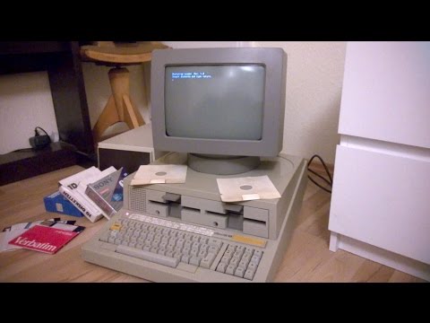 Disketten erstellen unter PCOS - Olivetti M20 - BASTELSTUNDE #3