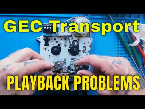 GEC multitrack cassette transport | 4 | playback troubleshooting | porta one two 05 MT2X MT3X X-15