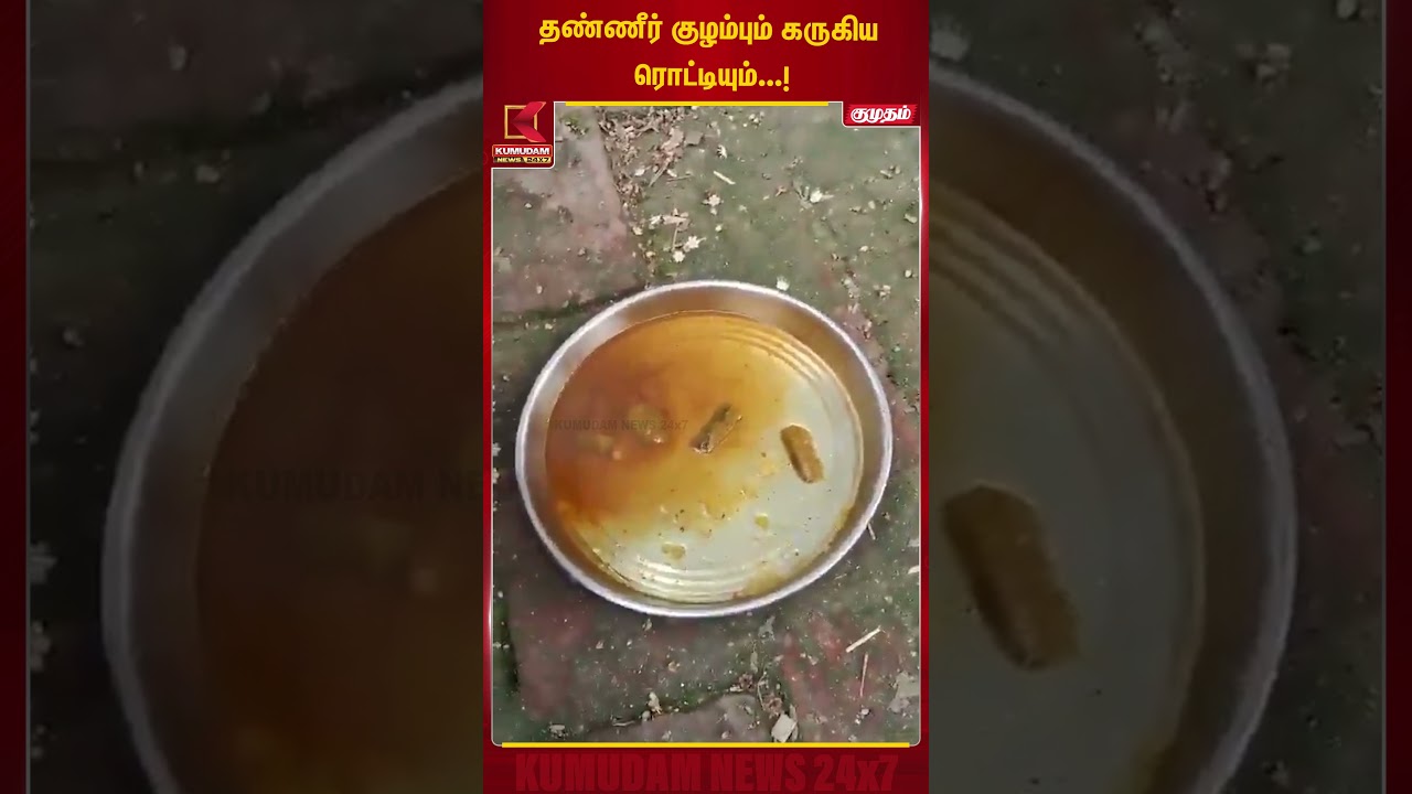 தண்ணீர் குழம்பும்... கருகிய ரொட்டியும்! 😱 | UP School | Sitapur | Government School |#shorts
