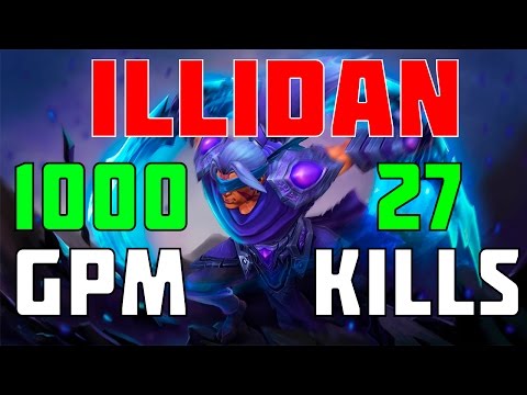 Illidan SF46 - 8074mmr - ANTIMAGE 27kills 1000 GPM