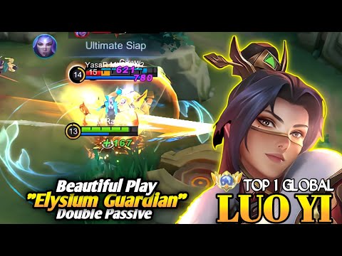 Luo Yi Beautiful Play With Double Passive - Luo Yi Top 1 Global 2023 - Mobile Legends
