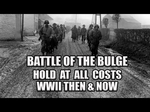 28th Infantry Division in the Battle of the Bulge - WWII Then & Now photographs