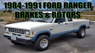How to replace the front brake pads and rotors on a Ford Ranger