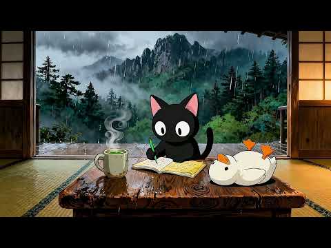 Hey, it's okay to feel small sometimes. 🌧️✍️ Cozy Rainy Japanese Lo-fi for Study, Focus