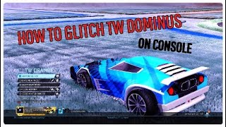 How to preview the NEW painted dominus | Rocket League | (NO ALPHA CONSOLE) *PS4 XBOX