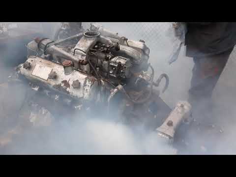 Old Soviet Truck Engine FIRST START in 7 years + RUNAWAY - JAMZ 236 [PART 2]