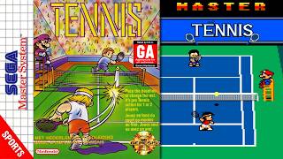 Master Tennis | Game Boy Tennis comes to the Sega Master System!