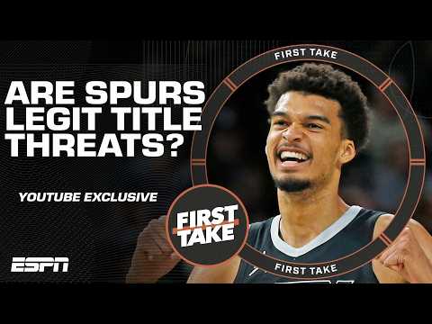 Stephen A. deems the Spurs are LEGIT title contenders 👀 | First Take YouTube Exclusive