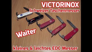 Victorinox Waiter - dünnes und leichtes EDC Messer - Schweizer Taschenmesser