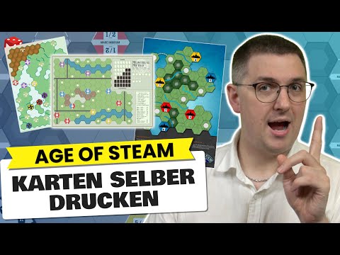 Age of Steam: How to print maps yourself!