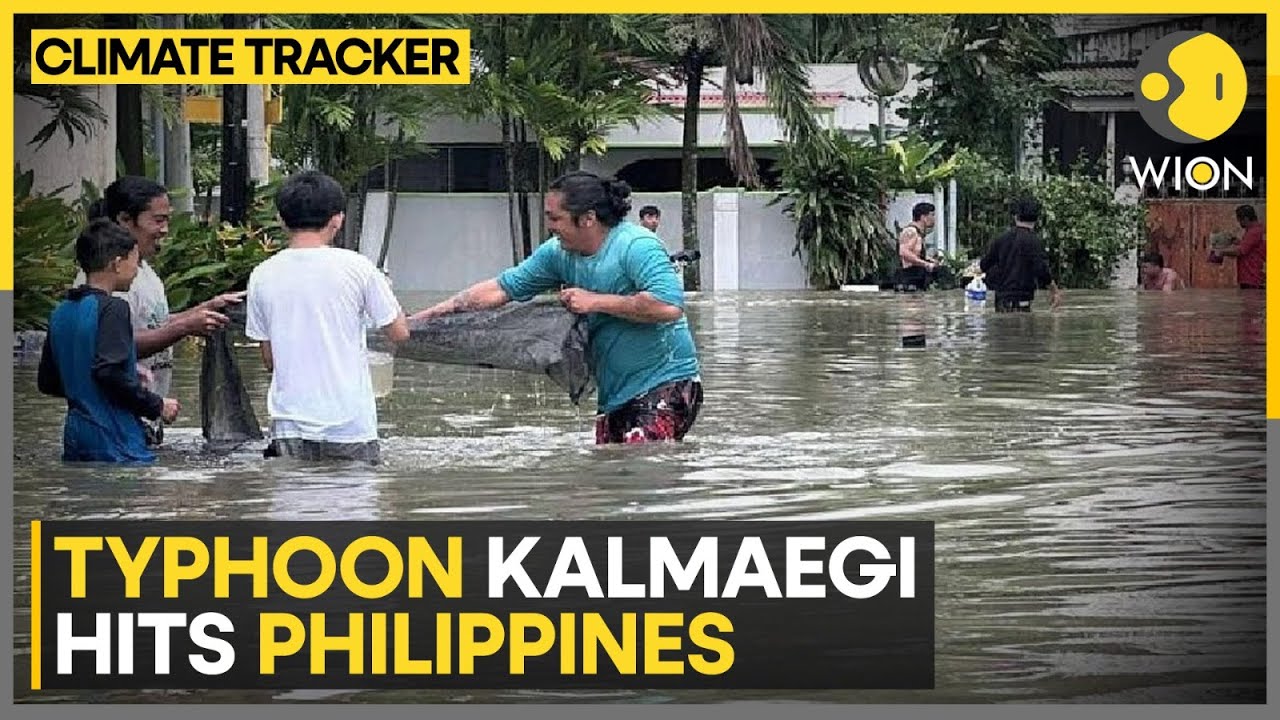 Typhoon Kalmaegi: Cebu Flooded as 'Kalmaegi' Hits Hard | WION CLIMATE TRACKER