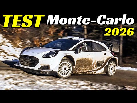 Test Pre WRC Rallye Monte-Carlo 2026, Jon Armstrong/Shane Byrne, NO-HYBRID Ford Puma Rally1