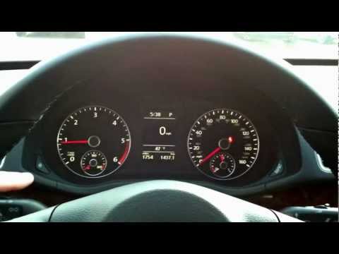 How to set the clock in your 2012 VW Passat