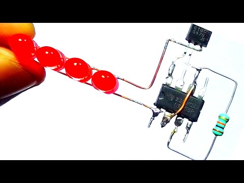Breathing LED Light Circuit || Using BC547 Transistor And NE555 IC