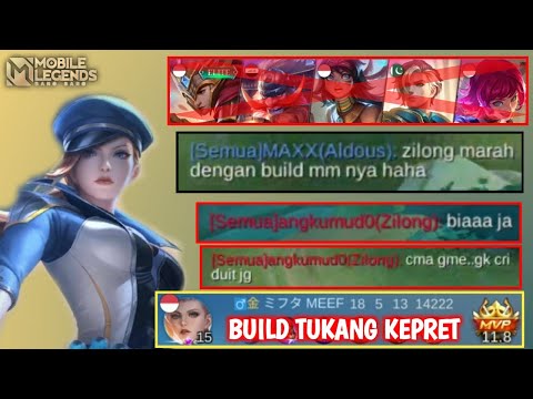 Silvanna tukang kepret warga mythic Romawi | build tersakit silvanna mobile legend 2022