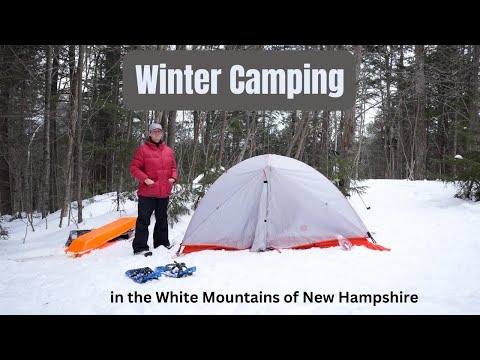 Pulk Sled Campout in the White Mountains of NH