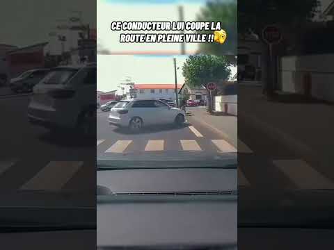 Il lui coupe la route en pleine ville !! 🙄 #dashcam #automobile #france #shorts #route #voiture