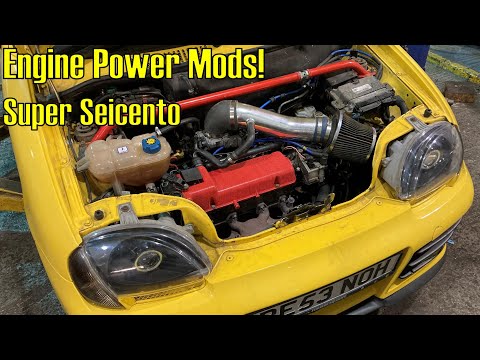 Engine Mods For MORE POWER! Super Seicento 1242 8V Head Swap