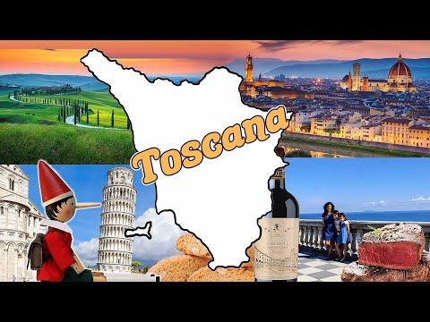 🥩🍷 LA TOSCANA - Le Regioni d'Italia (Geografia) 📚🌍