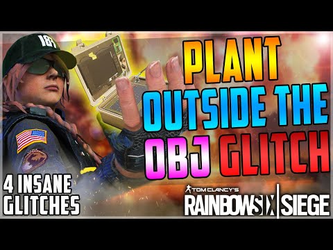 DRIVE THE TRUCK GLITCH + THROW GADGETS THROUGH WALLS + PLANT OUTSIDE THE OBJ - (Rainbow Six Siege)