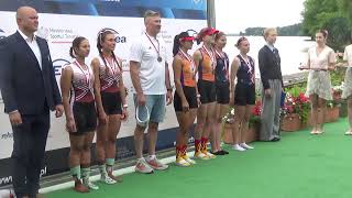 Trener Waldemar Nowakowski zadowolony z postawy wioślarek LOTTO Bydgostii na mistrzostwach Polski