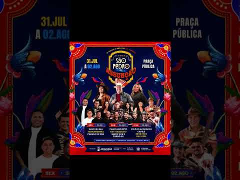🎶 O São Pedro de Assunção vai ser inesquecível! Quem aí também ama um forró das antigas? 🔥🪗💃