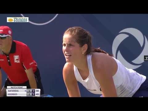 Julia GOERGES vs Lucie SAFAROVA - Highlights ROGERS CUP CANADA 2018