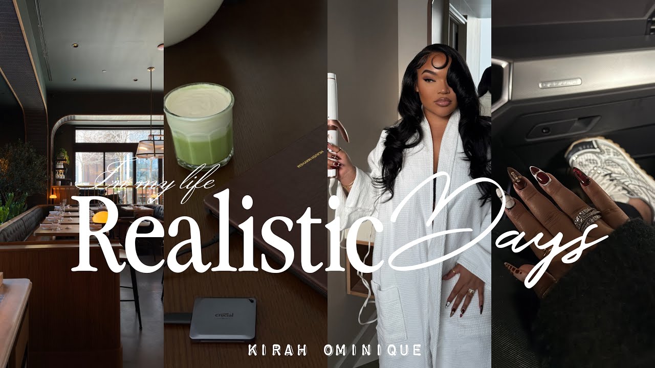 weekly vlog! : decluttering & organizing + new hair + best matcha recipe + movie premiere & more