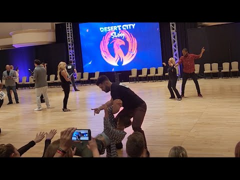 Improv West Coast Swing - Ben Morris & Emeline Rochefeuille - Desert City Swing 2022