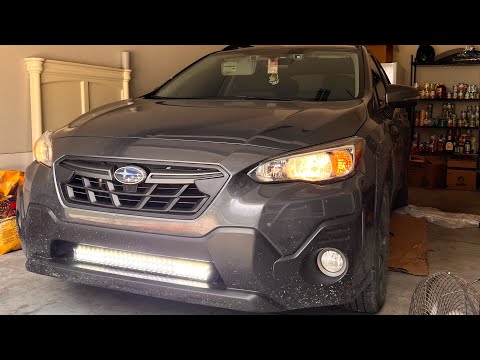 SUBARU CROSSTREK - 25” LIGHTBAR Install