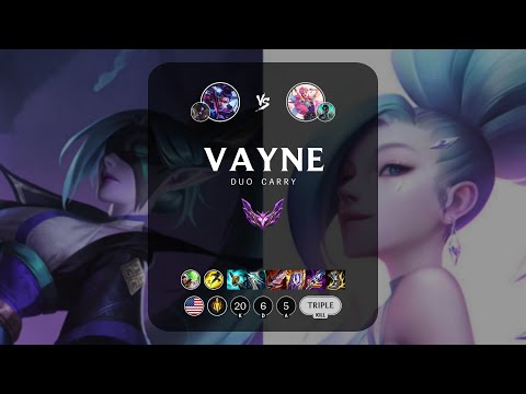 Vayne ADC vs Seraphine - NA Master Patch 13.11