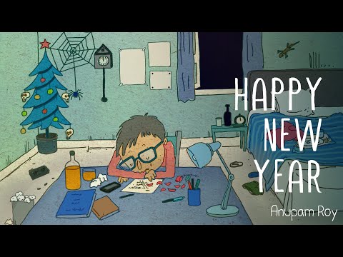 Happy New Year (Official Lyric Video) | Anupam Roy | Subhajit Mukherjee