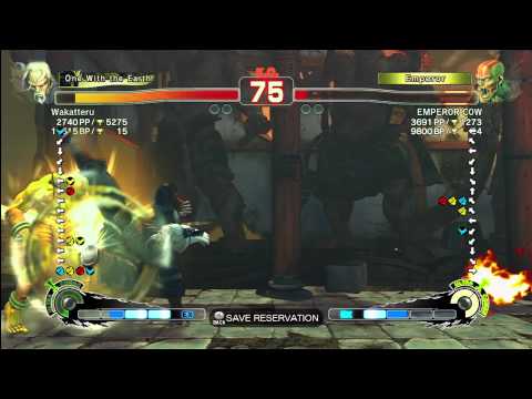 SSF4 AE [Gen] Wakatteru vs EMPER0R C0W [Dhalsim]