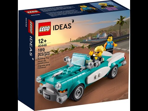 Lego Ideas - Promotional 40448: Vintage Car - Unboxing - Fast Speed Build.
