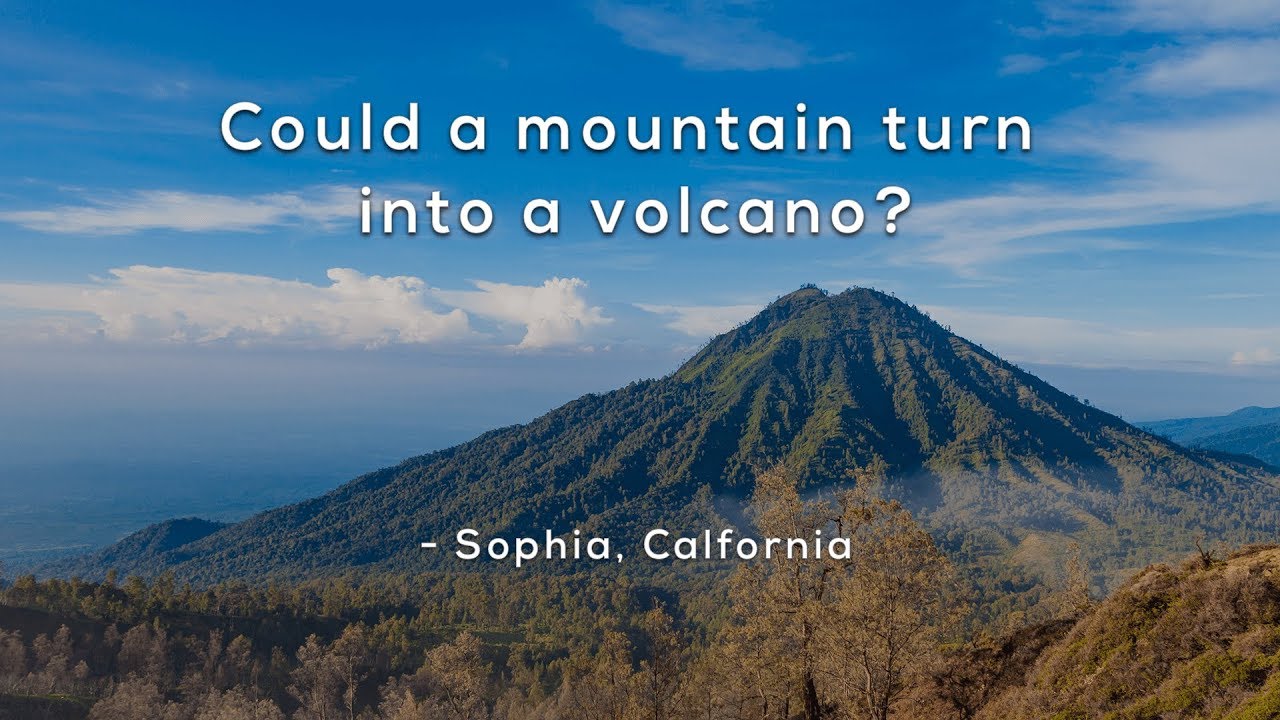 Are mountains higher than volcanoes?