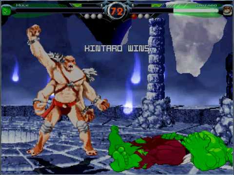 Mugen #37: Hulk vs Kintaro