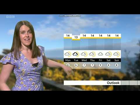Alex Osbourne BBC South Today  weather on BBC ONE April 16th 2022 in HD! - 60 FPS