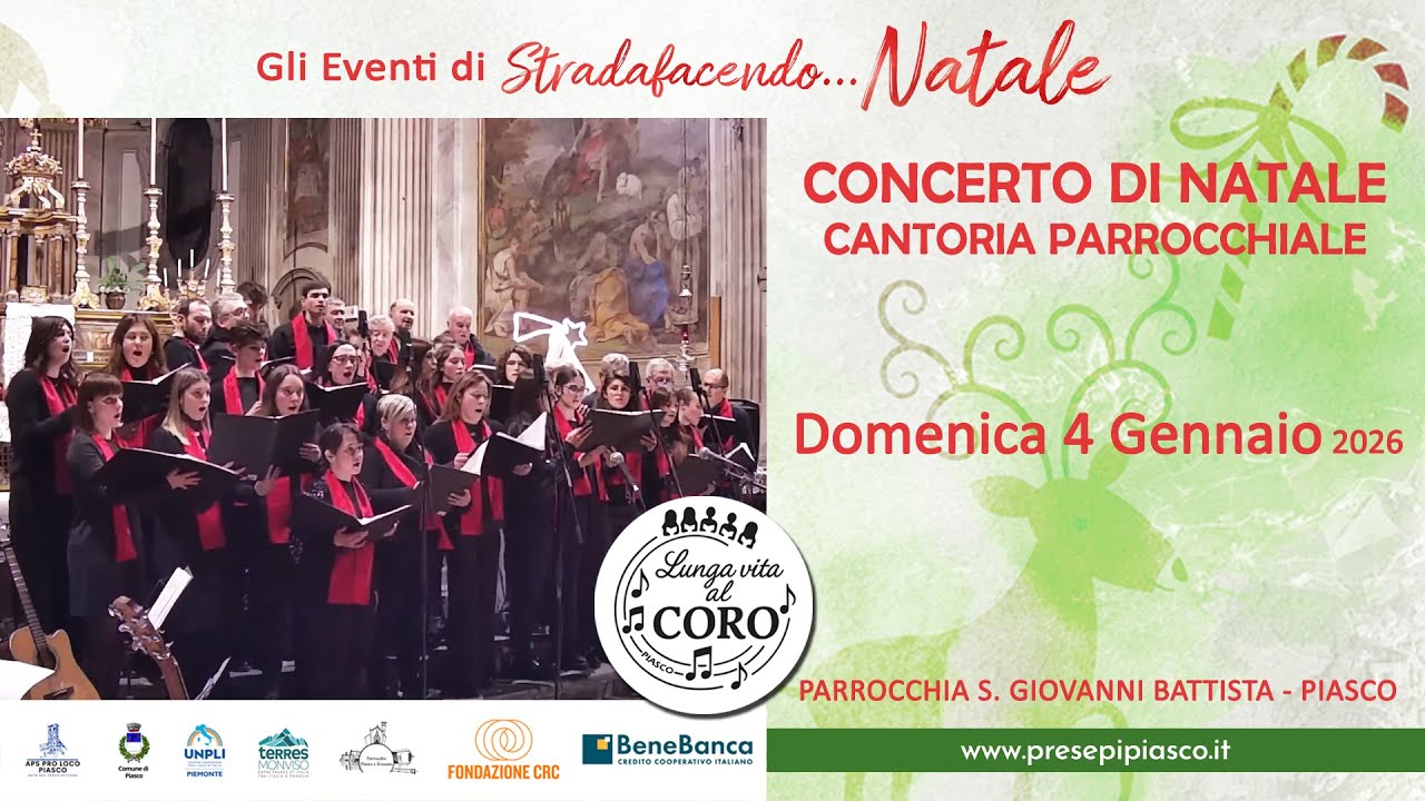 CONCERTO DI NATALE CORO PARROCCHIALE DI PIASCO - 04 GENNAIO 2026