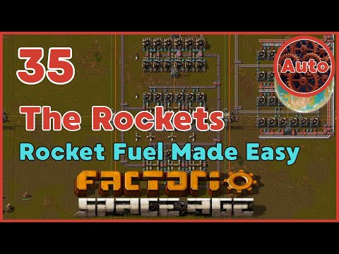 How to Plan Rocket Fuel Production for Rockets | Factorio Space Age New Player Guide | #35