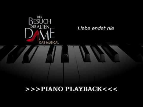 Piano Playback - Liebe endet nie (Der Besuch der alten Dame)