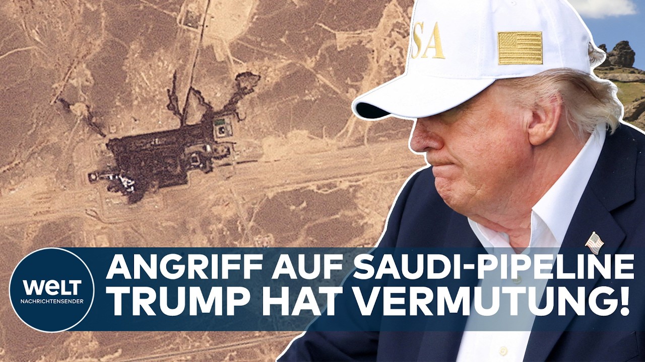 TRUMP BESCHULDIGT IRAN: Drohnenangriff auf saudische Ölpipeline | Ölpreise könnten steigen