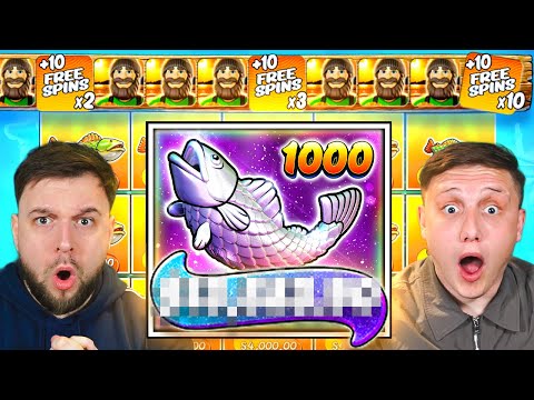 WE GOT THE MAX BET BONUS ON BIG BASS BONANZA 1000!