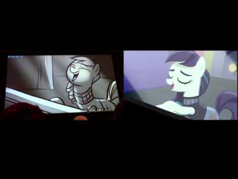 MLP Season 5 Episode 24 (S05E24) The Magic Inside (Just a Pony) Storyboard Comparison